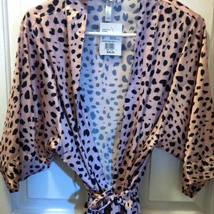 David's bridal silk robe